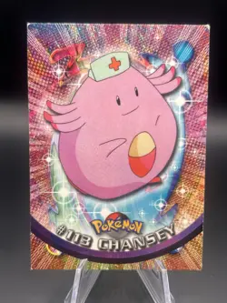 Pokemon Topps TV Chansey #113 Topps Series 2 - Image 1