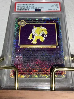 Pokemon Hypno Reverse Foil Legendary Collection PSA 8 #25 - Image 1