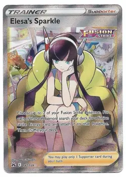 Elesa's Sparkle (Full Art) 147/159 Crown Zenith Holo Ultra Rare Pokemon TCG - NM - Image 1