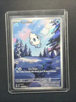 Pokemon Vanillite 111/086 White Flare Illustration Rare Near Mint - Image 1