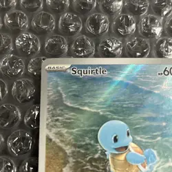 Squirtle 170/165 Illustration Rare Pokemon 151 IR NM English - Image 2