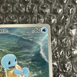 Squirtle 170/165 Illustration Rare Pokemon 151 IR NM English - Image 3