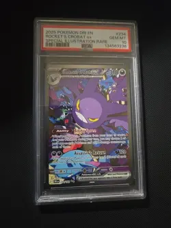 Pokemon TCG Team Rockets Crobat EX Sir 234/182 Destined Rivals PSA 10 - Image 1