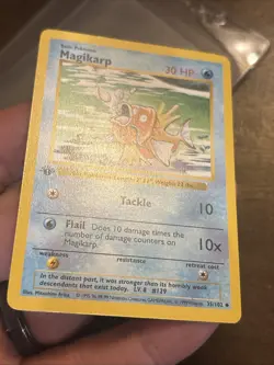 Magikarp 035/102 Base Set Shadowless First Edition Pokemon TCG 1st Ed Vintage - Image 3