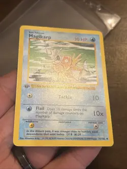 Magikarp 035/102 Base Set Shadowless First Edition Pokemon TCG 1st Ed Vintage - Image 4
