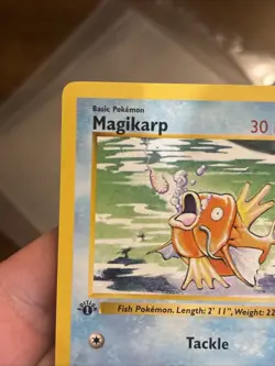 Magikarp 035/102 Base Set Shadowless First Edition Pokemon TCG 1st Ed Vintage - Image 5