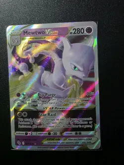 Pokemon TCG Mewtwo VSTAR 031/078 Pokemon GO Ultra Rare NM! - Image 1