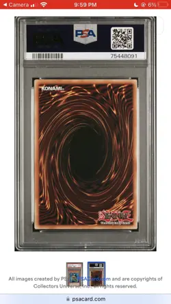 2019 Yugioh Speed Duel STP2 Perfectly Ultimate Great Moth PSA 10 - Image 2