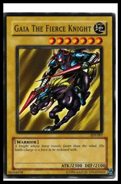 Gaia The Fierce Knight SDY-007 YuGiOh Starter Deck: Yugi - Image 1