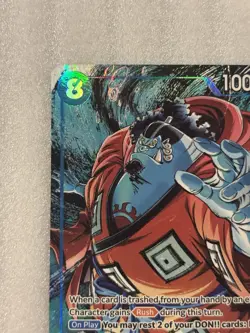 One Piece OP14-049 Jinbe SR Alt Art OP14 The Azure's Seven English NM - Image 2