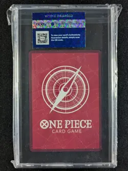 2022 One Piece MONKEY D. GARP OP02-002 Pre-Eratta Alt. Art Leader English SGC 10 - Image 2