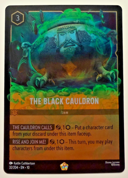 The Black Cauldron 32/204 Whispers In the Well Legendary Cold Foil Lorcana - Image 1