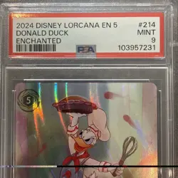 Disney Lorcana - Donald Duck Pie Slinger- Enchanted- 214/204 - PSA 9 - Image 2