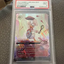 Disney Lorcana - Donald Duck Pie Slinger- Enchanted- 214/204 - PSA 9 - Image 4