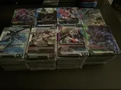 Gundam Tcg GD02, GD03 Bulk Mix Lot 1,000+ Cards - Image 1