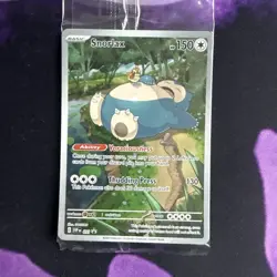 Snorlax SVP EN 051 Black Star Promo Scarlet & Violet Pokemon 151 Card - SEALED - Image 1