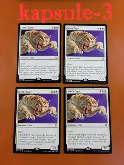 4x Seht's Tiger | Commander 2017 | MTG Magic Cards - Image 1