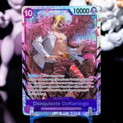 Donquixote Doflamingo OP14-069 Holo Super Rare One Piece TCG Game Card NM - Image 1