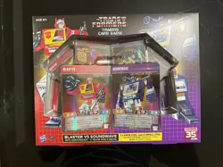 SDCC exclusive 2019 Transformers Trading Card Game BLASTER v. SOUNDWAVE Hasbro - Image 1