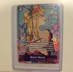 Black Maria Illustration Box Vol.2 OP08-074 One Piece Promotion Card Foil Sealed - Image 1