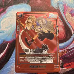 Bandai Dragon Ball Super Card Game Master Roshi SB01-050 Rare Foil Battle Card - Image 1