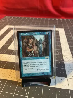 Vintage 1998 MTG Exodus Ertai Wizard Adept Card NM - Image 3