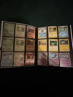 Pokemon Card Black Bolt Binder With 90 Cards - Image 3