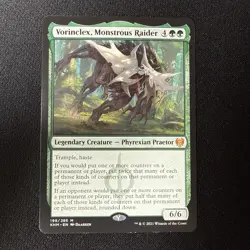 MTG Vorinclex Monstrous Raider Mythic 199/285 Kaldheim NM Regular Print - Image 1