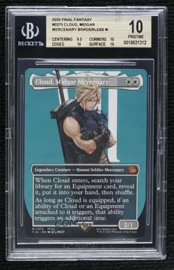 Borderless Cloud Midgar Mercenary Magic Universes Beyond: Final Fantasy BGS 10 - Image 1
