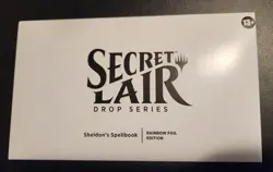 Sheldon's Spellbook Rainbow Foil MTG Secret Lair SEALED Magic the Gathering - Image 1
