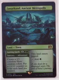 Zanarkand, Ancient Metropolis (Borderless) Final Fantasy Foil MTG #0314 - Image 1