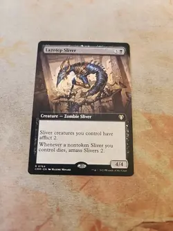 Lazotep Sliver Extended Art Commander Masters MTG NM - Image 1