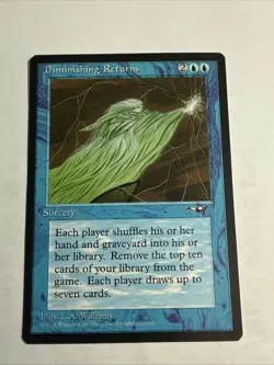 x1 Diminishing Returns x1 MTG Alliances Magic The Gathering - Image 1