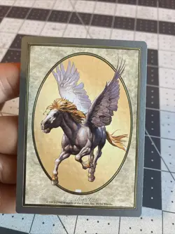 Vintage 1998 MTG Unglued Pegasus Token (2) - Image 1