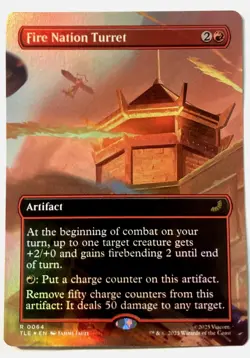 Fire Nation Turret - MTG Avatar Borderless - Image 1