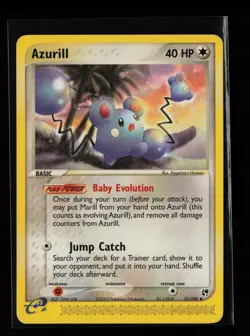 Azurill 31/100 Uncommon Sandstorm Pokemon Card - Image 1