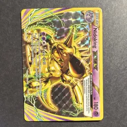 Pokemon TCG Nidoking BREAK 46/108 Evolutions Holo Rare Beast 180HP 120 Attack - Image 1