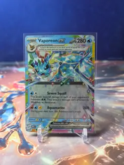 Pokemon TCG Vaporeon Ex Double Rare Holo 023/131 Prismatic Evolutions - Image 1