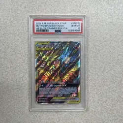 SM210 Moltres & Zapdos Articuno Tag Team GX Pokemon Black Star Promo PSA 10 - Image 1
