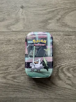 POKEMON TCG Galar Power Galarian Sirfetch''d Mini Tin Brand New Sealed - Image 1