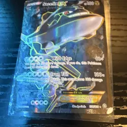 Pokemon Steelix EX Ultra Rare Full Art Holo 108/114 Steam Siege 180 HP - Image 2