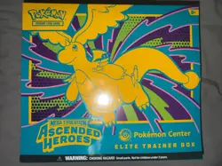Pokemon TCG Ascended Hero’s ETB Pokemon Center Exclusive Unopened Sealed - Image 1