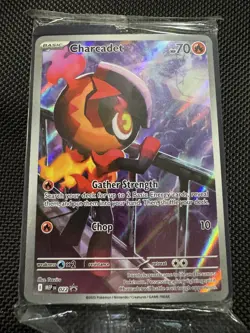Pokemon TCG Charcadet 022 Phantasmal Flames Black Star Promo SEALED - Image 1