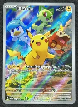 Pikachu #27 Pokemon TCG Black Star Promo Mint Paldea Evolved ETB 027 - Image 1