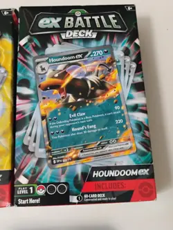 Pokemon Sealed Houndoom Ex/Miraidon Ex/Melmetal V Battle Decks - Image 4