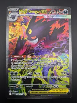 Mega Gengar EX SIR 284/217 Pokemon Ascended Heroes Ultra Rare Holo Near Mint - Image 3