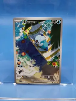 Oshawott Illustration Rare IR 105/086 Pokemon TCG White Flare NM+ CONTENDER! - Image 1