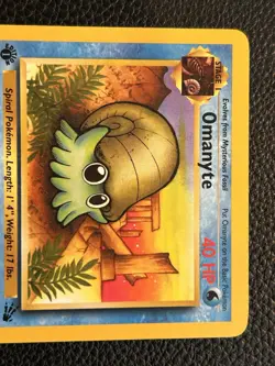 Pokemon TCG Omanyte 52/62 Fossil Regular 1st edition - Image 2