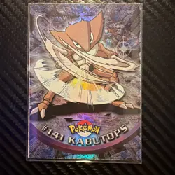 Pokemon 2000 Topps Chrome Kabuto & Kabutops Holo NM - LP - Image 2