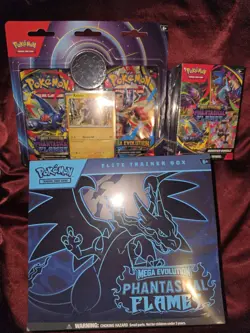 Pokemon Mega Evolution Phantasmal Flames Bundle Sealed Etb/booster Bundle - Image 2